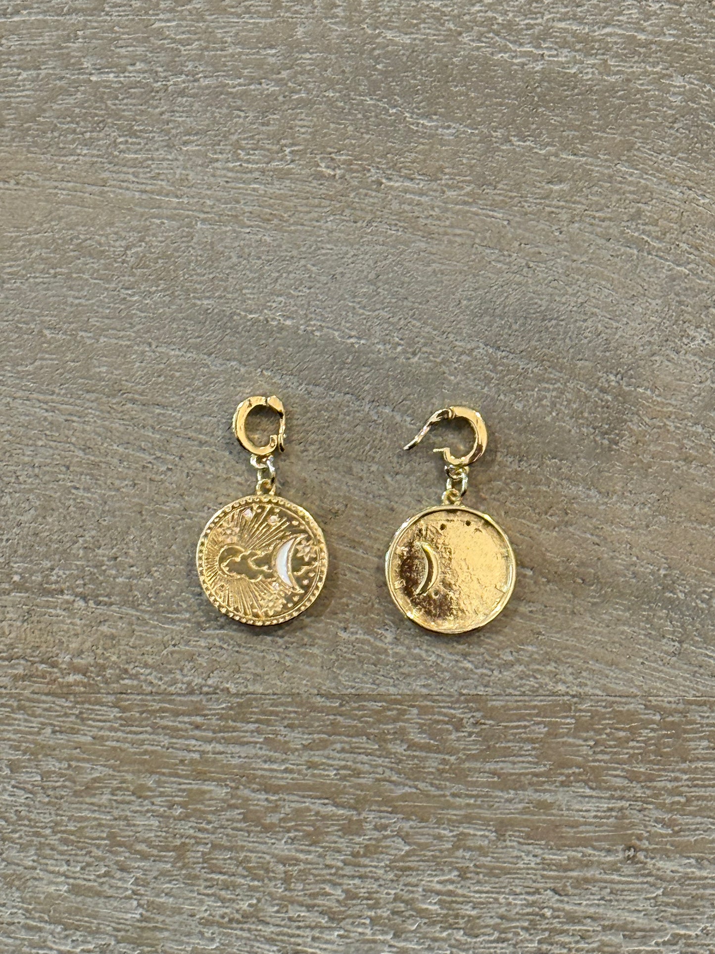 Sun and Moon Disc Charm