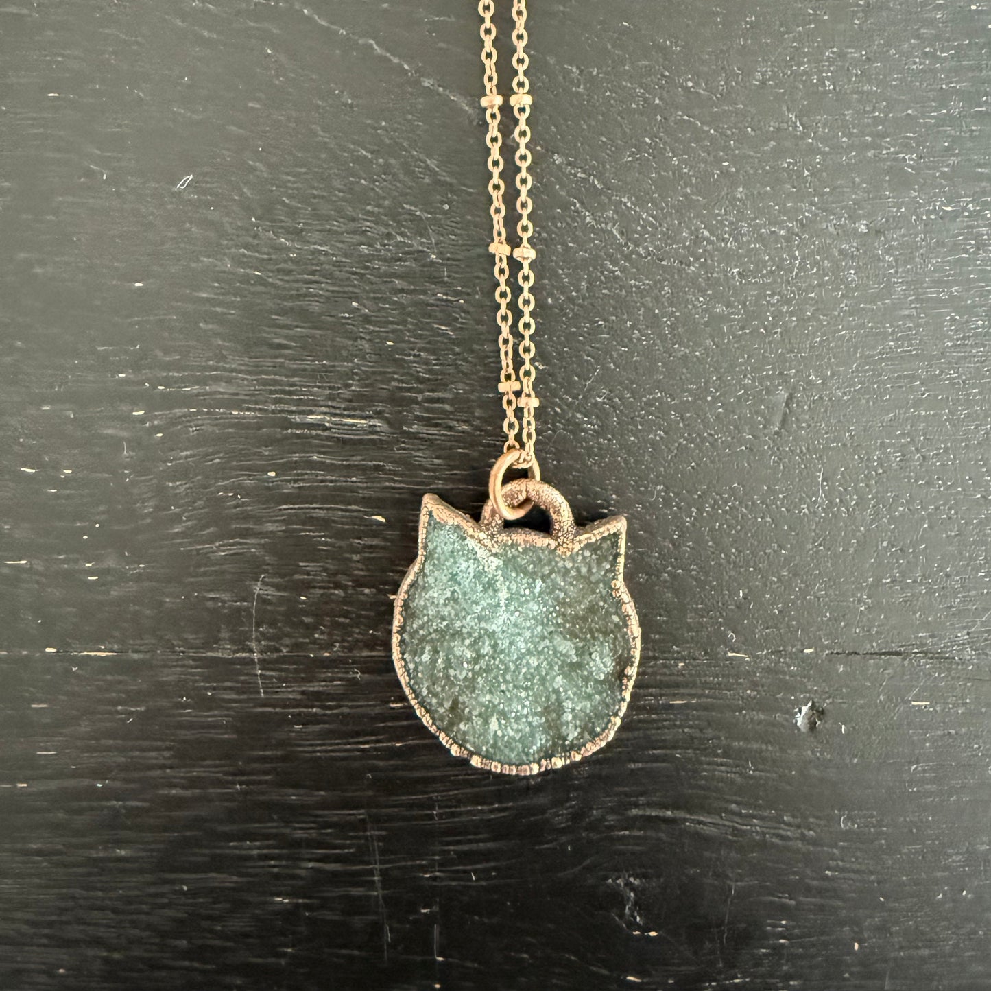 Crystal Cat Necklace