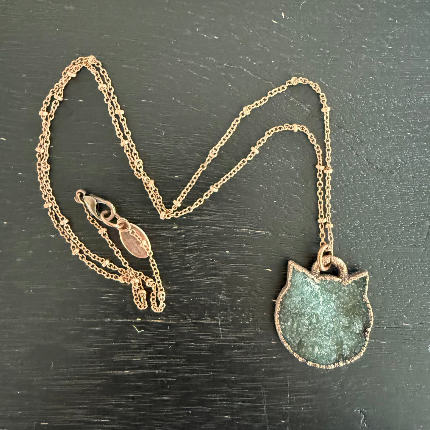 Crystal Cat Necklace