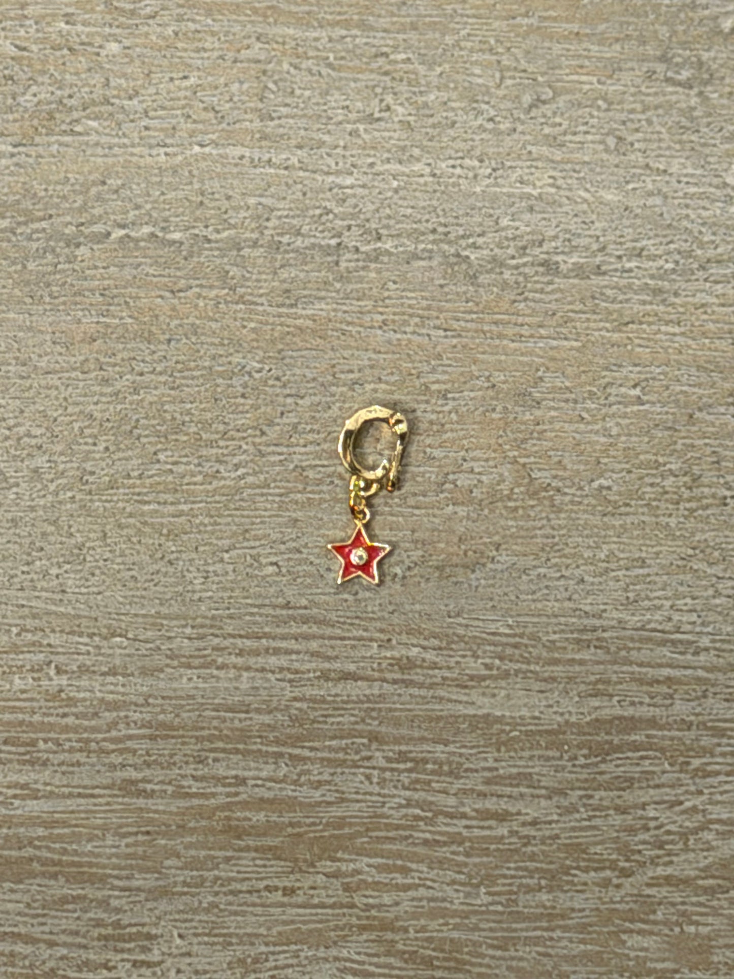 North Star Charm (Red)