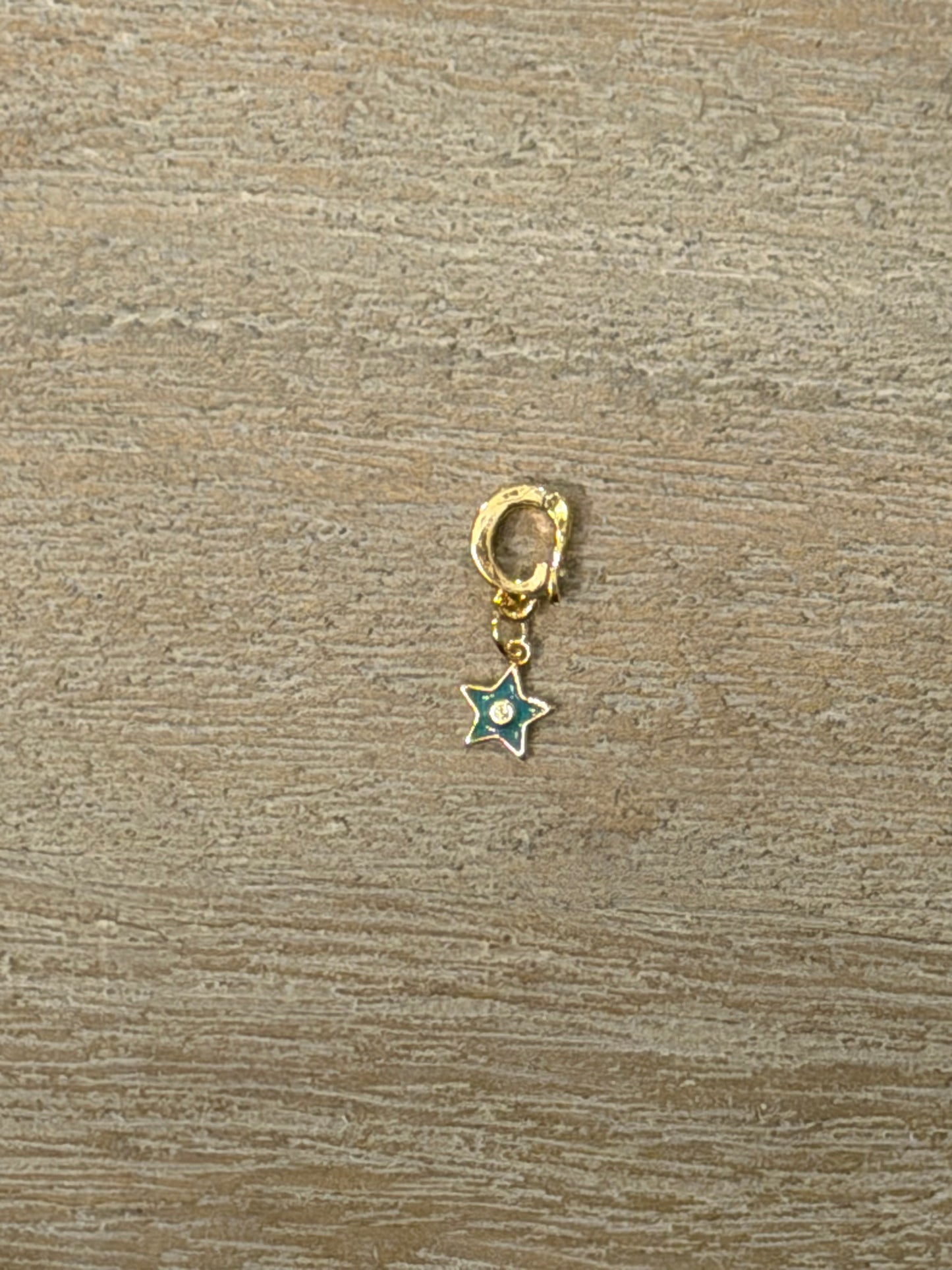 North Star Charm (Teal)