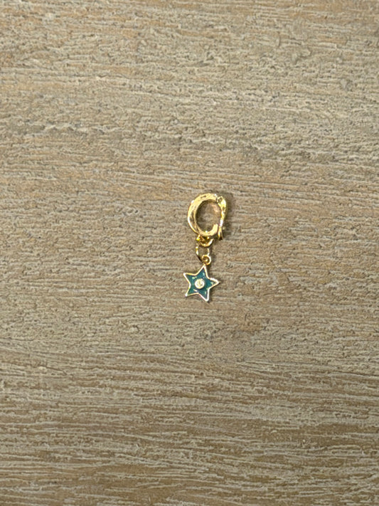 North Star Charm (Teal)