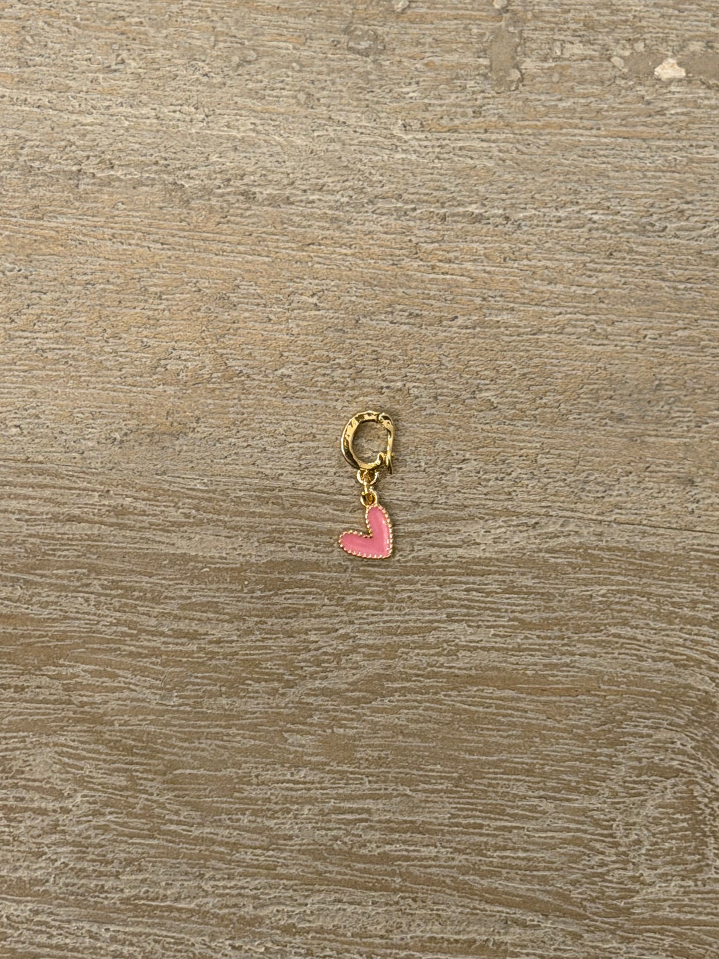 Mini Heart Charm (Pink)