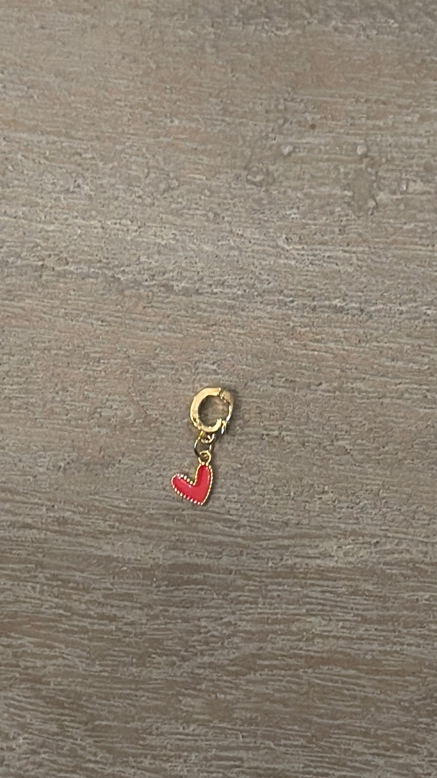 Mini Heart Charm (Red)