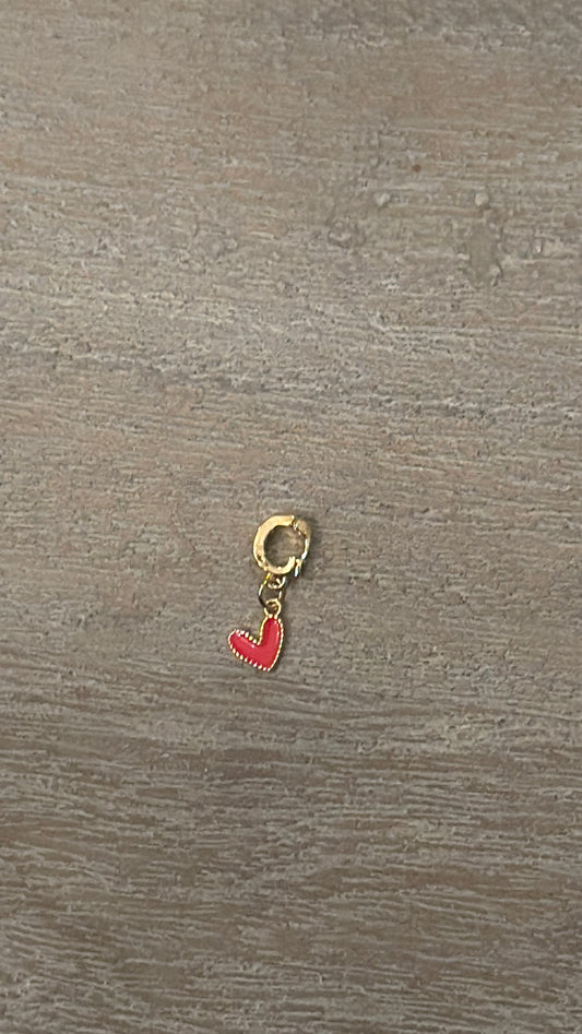 Mini Heart Charm (Red)