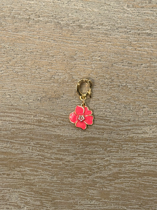 Flower Charm (Hot Pink)