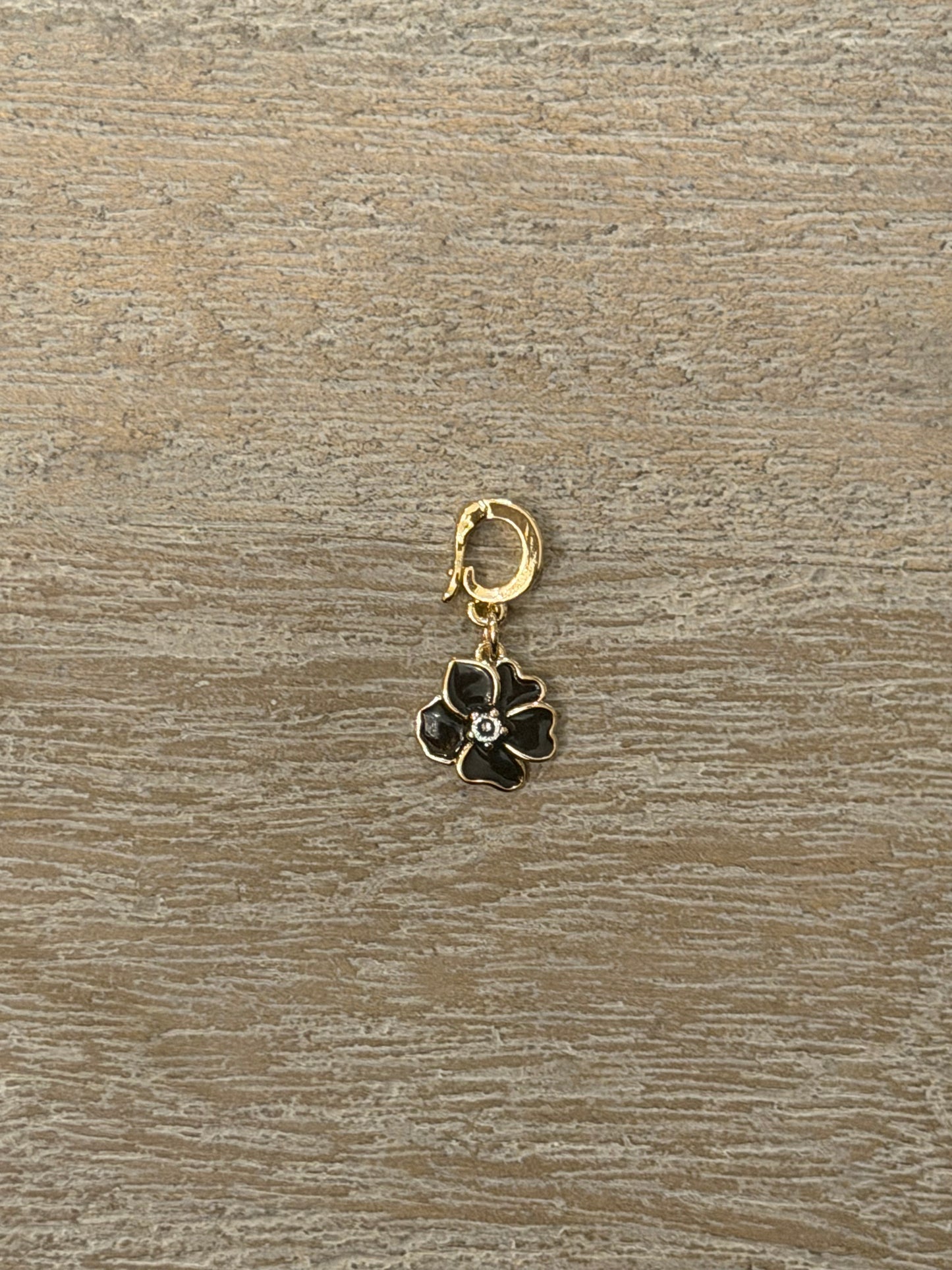 Flower Charm (Black)