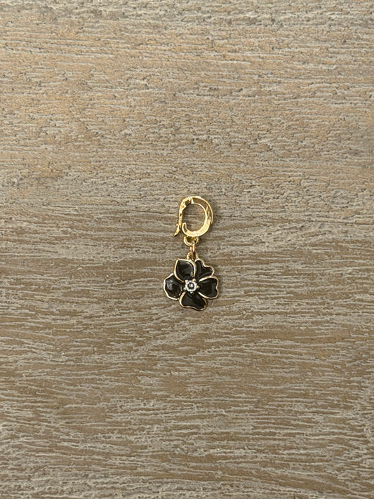 Flower Charm (Black)
