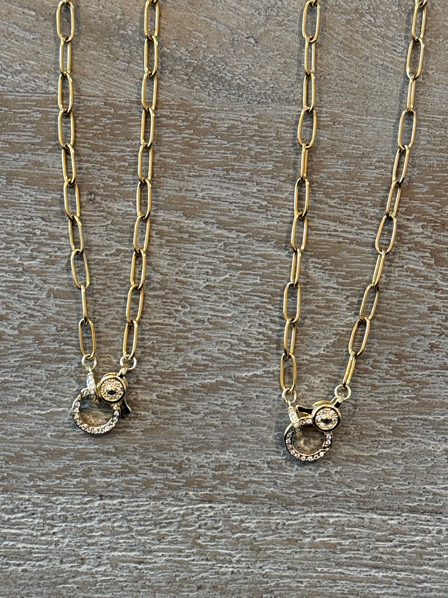 Chain-Link with Lobster Claw Clasp Necklace