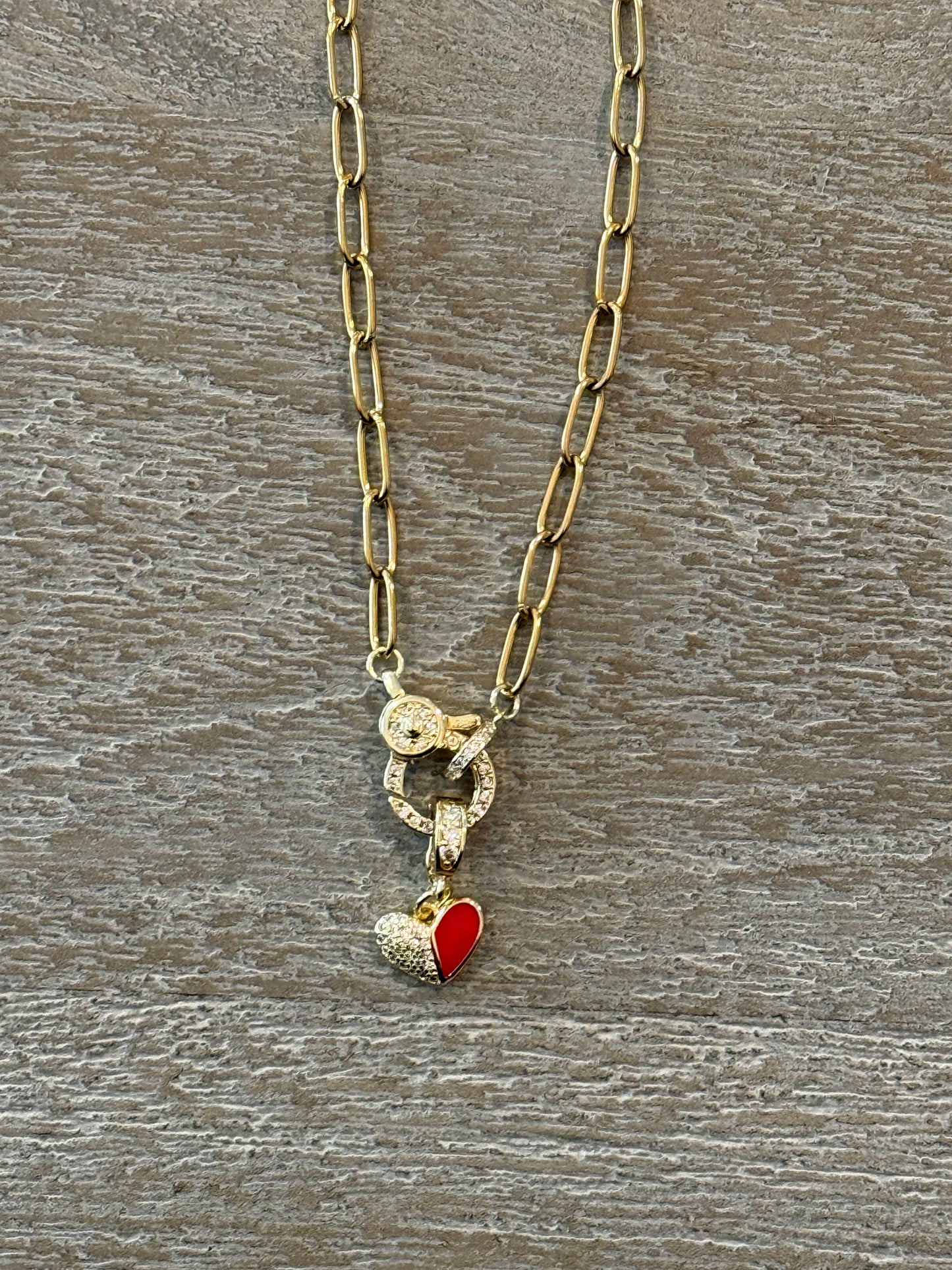 Chain-Link with Lobster Claw Clasp Necklace